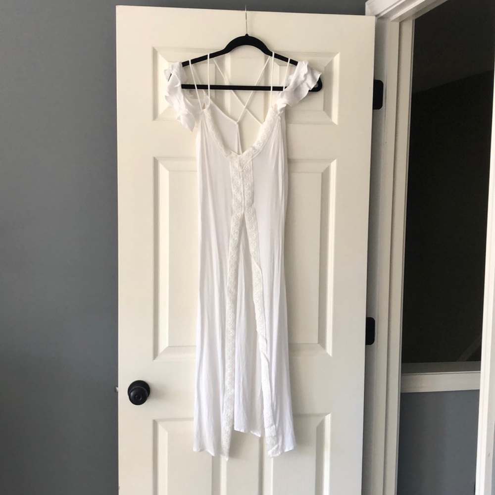 Long White Coverup